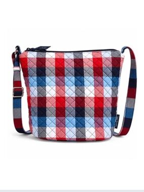 NWOT! Vera Bradley | Plaid Bucket Crossbody Bag | Retail $96